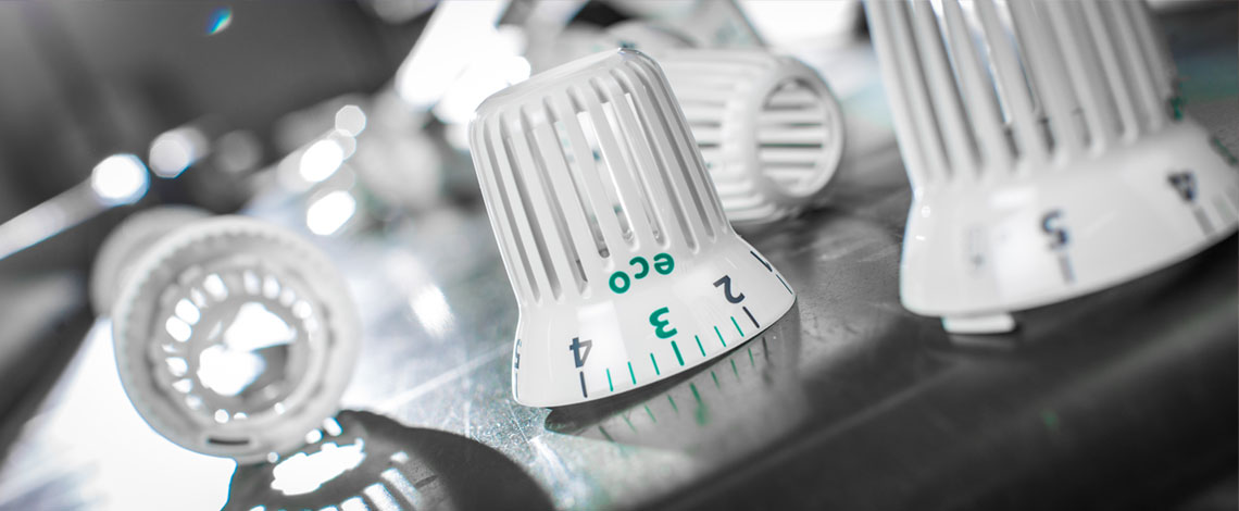 bedruckter THERMOSTAT